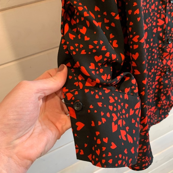 Love & Legend | Heart Button Up Blouse - Picture 2 of 6